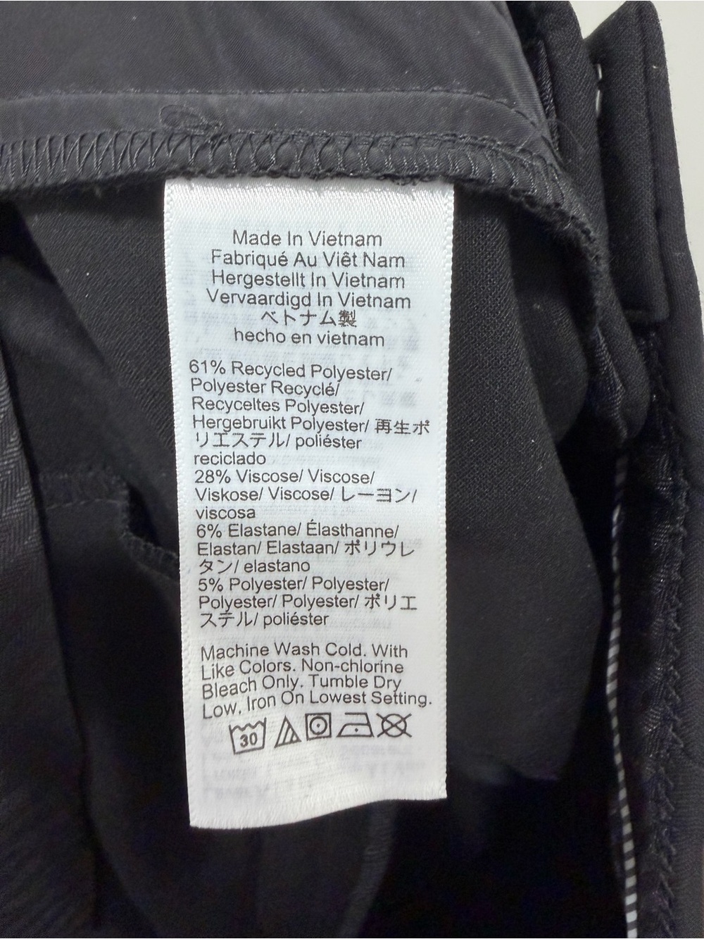 J.Crew Cameron Pant Black Size 8 NWT Four Season Stretch - Picture 11 of 12